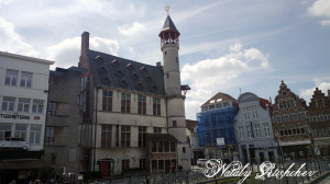 средневековый город Гент, Бельгия